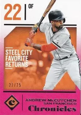 2018 Panini Chronicles - Pink #53 - Andrew McCutchen - San Francisco Giants