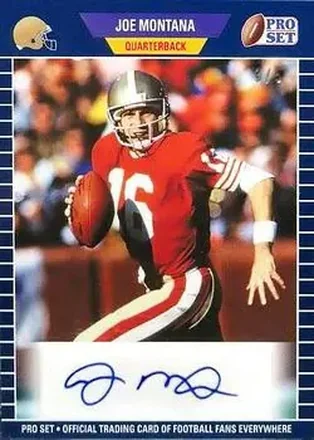 2021 Pro Set Sports - Navy Blue #PSA-JM1 - Joe Montana - San Francisco 49ers