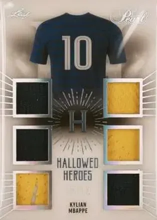 2021-22 Leaf Pearl - Hallowed Heroes Silver Spectrum #HH-8 - Kylian Mbappe