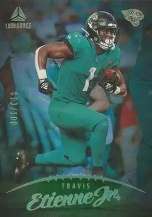 2023 Panini Luminance - Green #27 - Travis Etienne Jr. - Jacksonville Jaguars