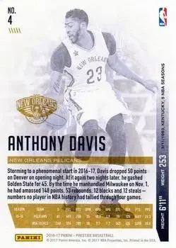 Back of Anthony Davis