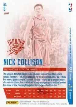 Back of Nick Collison