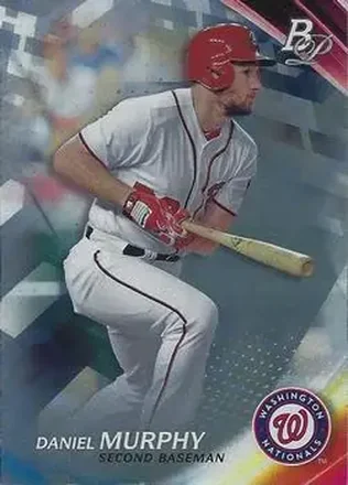 2017 Bowman Platinum #3 - Daniel Murphy - Washington Nationals