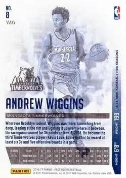 Back of Andrew Wiggins