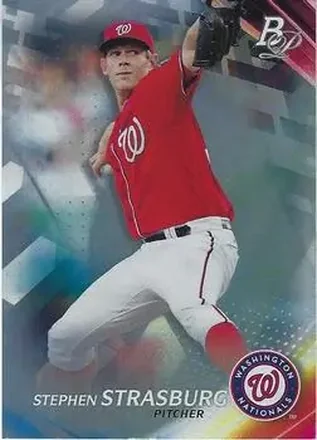 2017 Bowman Platinum #9 - Stephen Strasburg - Washington Nationals