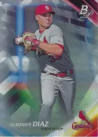 2017 Bowman Platinum #10 - Aledmys Diaz - St. Louis Cardinals