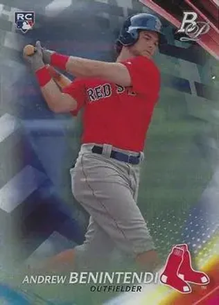 2017 Bowman Platinum #13 - Andrew Benintendi - Boston Red Sox