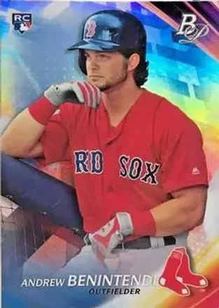 2017 Bowman Platinum #13b - Andrew Benintendi - Boston Red Sox