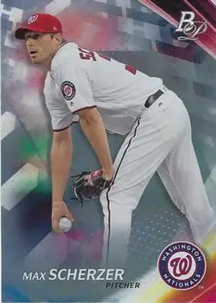 2017 Bowman Platinum #23 - Max Scherzer - Washington Nationals