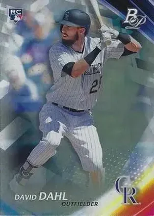 2017 Bowman Platinum #35 - David Dahl - Colorado Rockies