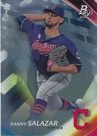 2017 Bowman Platinum #37 - Danny Salazar - Cleveland Indians