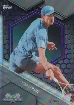2026 Topps Graphite - Purple Refractor #183 - Tommy Paul