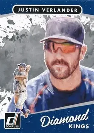 2017 Donruss #10 - Justin Verlander - Detroit Tigers