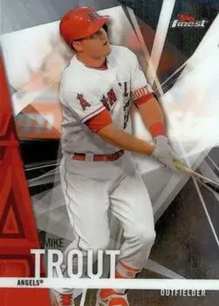 2017 Finest #1 - Mike Trout - Los Angeles Angels