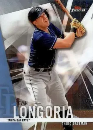 2017 Finest #5 - Evan Longoria - Tampa Bay Rays