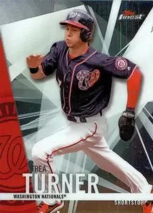 2017 Finest #7 - Trea Turner - Washington Nationals