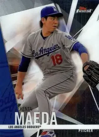 2017 Finest #14 - Kenta Maeda - Los Angeles Dodgers