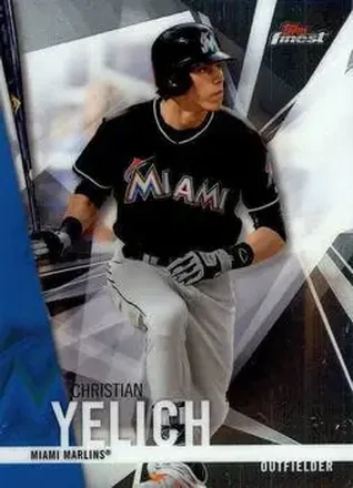 2017 Finest #21 - Christian Yelich - Miami Marlins