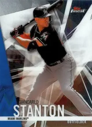 2017 Finest #29 - Giancarlo Stanton - Miami Marlins