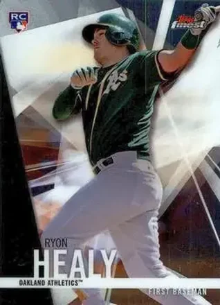 2017 Finest #34 - Ryon Healy - Oakland Athletics