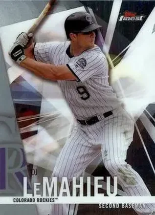 2017 Finest #37 - DJ LeMahieu - Colorado Rockies