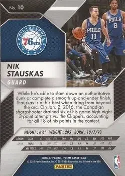 Back of Nik Stauskas