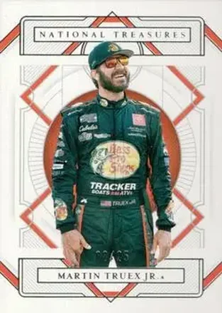 2021 Panini National Treasures #14 - Martin Truex Jr. - Joe Gibbs Racing