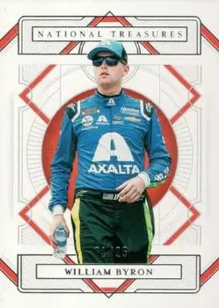 2021 Panini National Treasures #18 - William Byron - Hendrick Motorsports