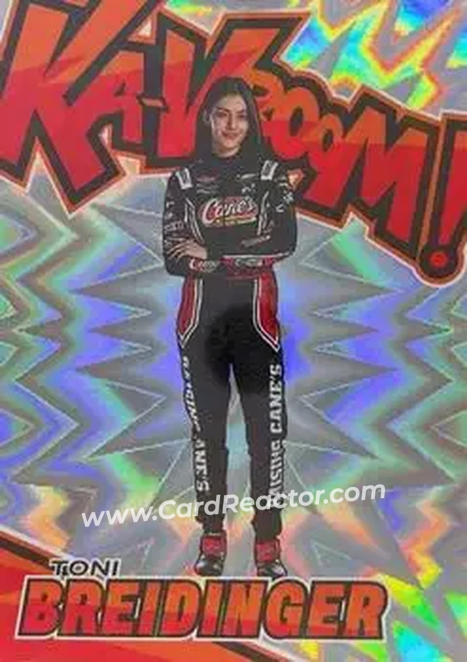 2026 Panini Turn Four - Ka-Vroom! #14 - Toni Breidinger - Rackley W.A.R. - Front