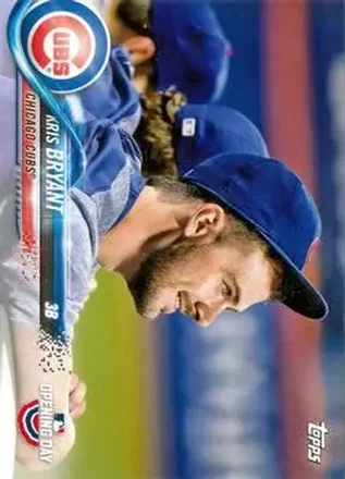2018 Topps Opening Day #3b - Kris Bryant - Chicago Cubs