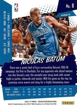 Back of Nicolas Batum