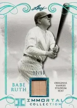 2017 Leaf Babe Ruth Immortal Collection feature card