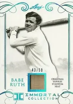 2017 Leaf Babe Ruth Immortal Collection feature card