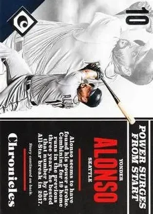 2017 Panini Chronicles #3 - Yonder Alonso - Seattle Mariners