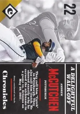 2017 Panini Chronicles #5 - Andrew McCutchen - Pittsburgh Pirates