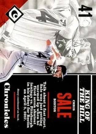 2017 Panini Chronicles #10 - Chris Sale - Boston Red Sox