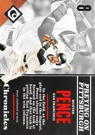 2017 Panini Chronicles #12 - Hunter Pence - San Francisco Giants