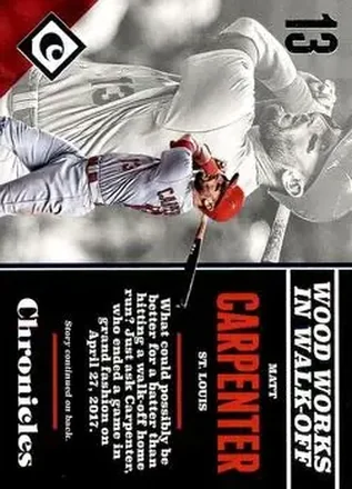 2017 Panini Chronicles #18 - Matt Carpenter - St. Louis Cardinals
