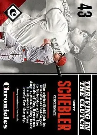 2017 Panini Chronicles #27 - Scott Schebler - Cincinnati Reds
