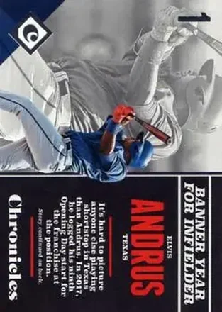 2017 Panini Chronicles #31 - Elvis Andrus - Texas Rangers