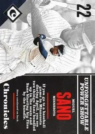 2017 Panini Chronicles #37 - Miguel Sano - Minnesota Twins