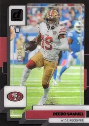 2022 Clearly Donruss - Black #44 - Deebo Samuel - San Francisco 49ers