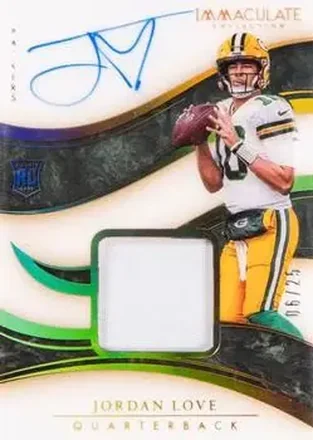 2020 Panini Immaculate Collection - Gold #104 - Jordan Love - Green Bay Packers