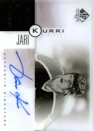 2024-25 Upper Deck Clear Cut - 2001-02 SP Authentic Sign of the Times #SOT-JK - Jari Kurri - Edmonton Oilers