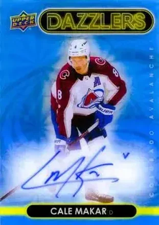2024-25 Upper Deck Clear Cut - 2021-22 Upper Deck Dazzlers #DA-CA - Cale Makar - Colorado Avalanche