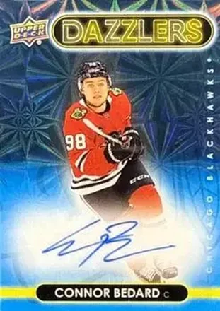 2024-25 Upper Deck Clear Cut - 2021-22 Upper Deck Dazzlers #DA-CB - Connor Bedard - Chicago Blackhawks