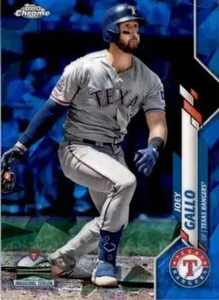 2020 Topps Chrome Sapphire Edition #415 - Joey Gallo - Texas Rangers