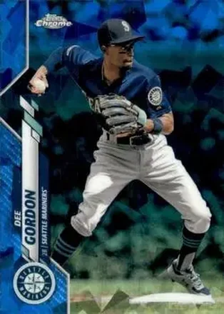 2020 Topps Chrome Sapphire Edition #439 - Dee Gordon - Seattle Mariners