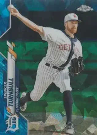 2020 Topps Chrome Sapphire Edition #445 - Spencer Turnbull - Detroit Tigers