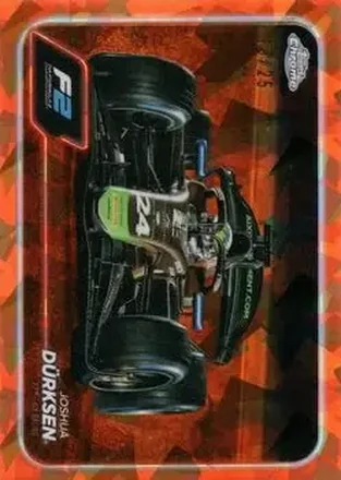 2024 Topps Chrome Sapphire Edition Formula 1 - Orange Sapphire #107 - Joshua Dürksen - AIX Racing